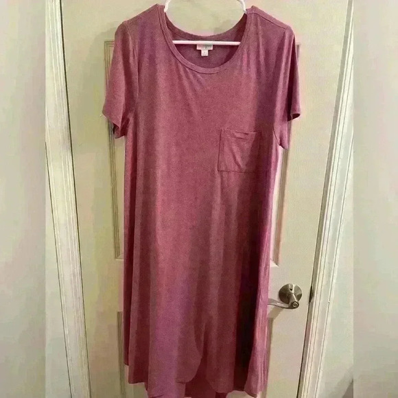 Woman’s Lularoe Carly Dusty Rose - Picture 1 of 4